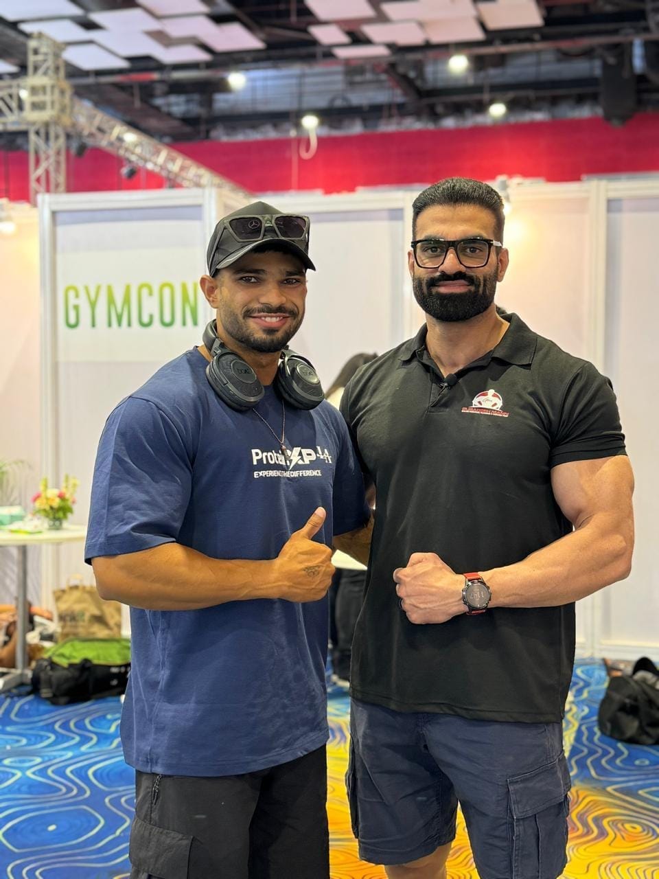 Nitin at a fitness event
